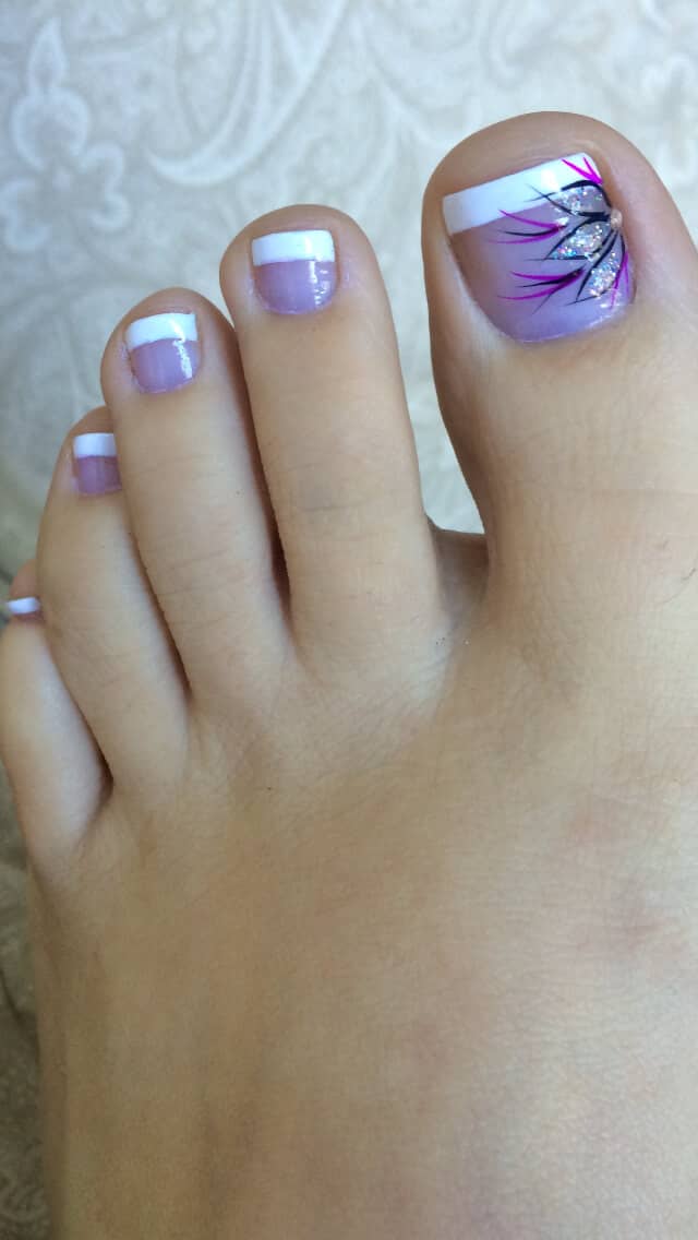 foot nails art