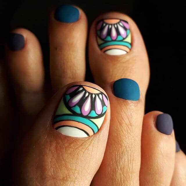 foot nail art